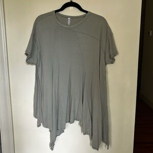 Free People a-symmetrical tee